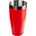 Стакан для шейкера «Бостон»;сталь нерж.,винил;0,75л;D=93,H=170мм;красный (Цвет: красный)