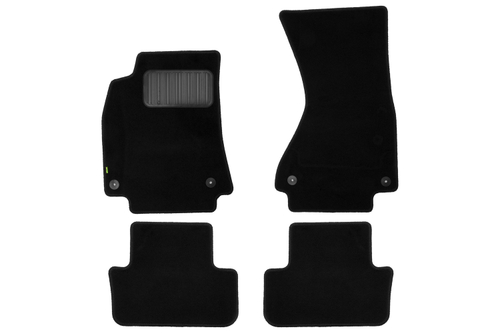 Коврики в салон для AUDI A4 АКПП 2007-2011, 2011-2015, седан, 4 шт. (текстиль) KLEVER020412101210KH