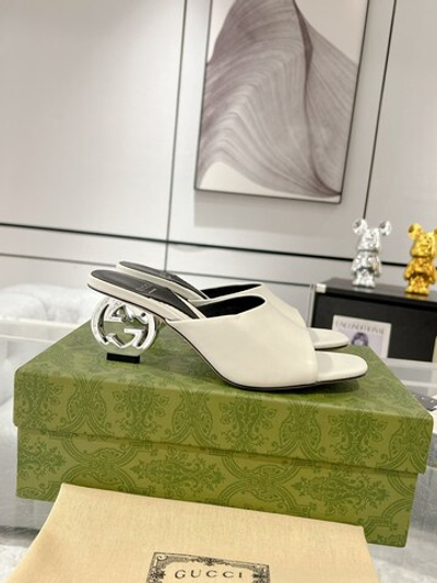 Gucci Interlocking G Heel Sandal 5.5 cm