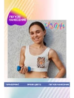 Термонаклейка на одежду, термопринт "Тигр"