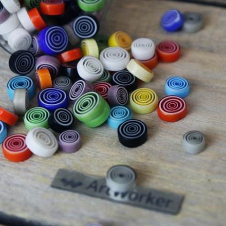 Миллефиори микс спираль, 100 гр