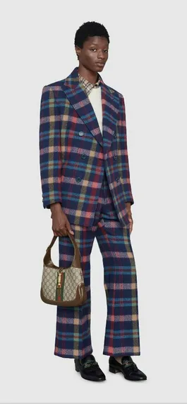 Маленькая сумка-хобо Gucci Jackie 1961 коричневый