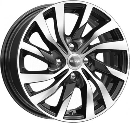 K&K KC882 (Lada Vesta) 6x15 4x100 ET 40 Dia 60.1 (алмаз черный)