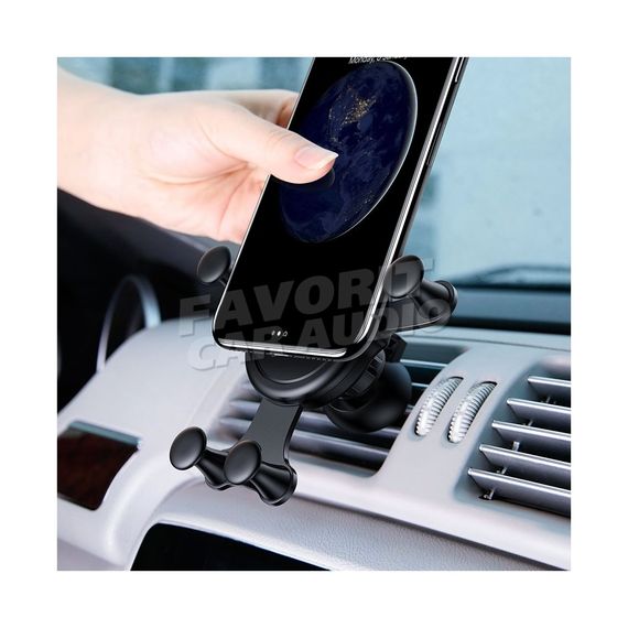 Держатель Baseus SUYL-EMKX Emoticon Gravity чёрный