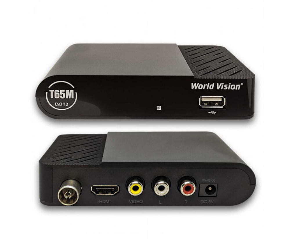 Тюнер ТВ-приставка WORLD VISION T65M (DVB-T2)