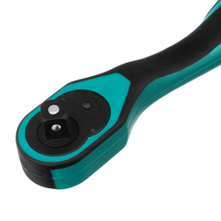 Ключ-трещотка 1/2, 72 зуба, с быстрым сбросом, CrV, двухкомпонентная рукоятка Stels