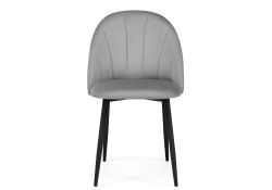 Стул на металлокаркасе Логан светло-серый / черный