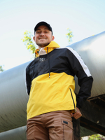 Анорак цветной желтый Город Горький легкий