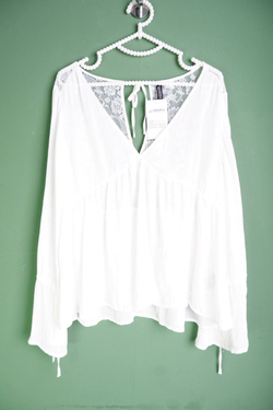 Блузка H&M свободного кроя, маркировка 44, визуально на 50 размер