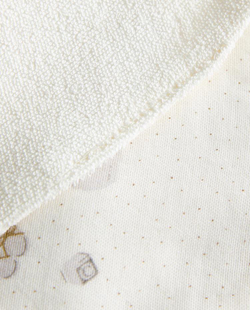 ZARA HOME ДЕТСКИЙ НАГРУДНИК ИЗ МУСЛИНА, ЭКРЮ