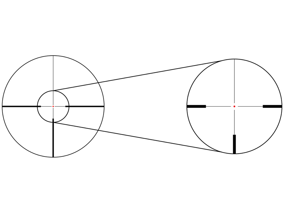 Прицел Gaut Nephrite 1-4x24, сетка 92