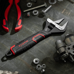 Ключ разводной, тонкие губки, фосфатированный, двухкомпонентная рукоятка, 200 мм, PRO Matrix