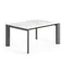 Стол Atta 160 (220) x90 антрацит, керамика