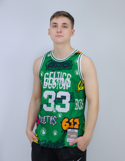 Баскетбольная джерси Лэрри Берда «Бостон Селтикс»