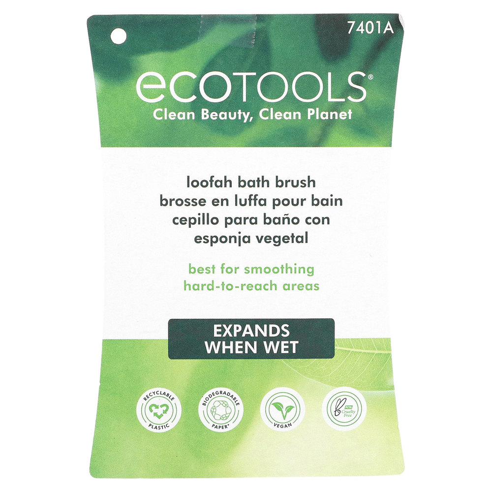 EcoTools, Щетка для ванны с люфой, 1 шт.