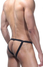 Мужские трусы-джоки с кружевом