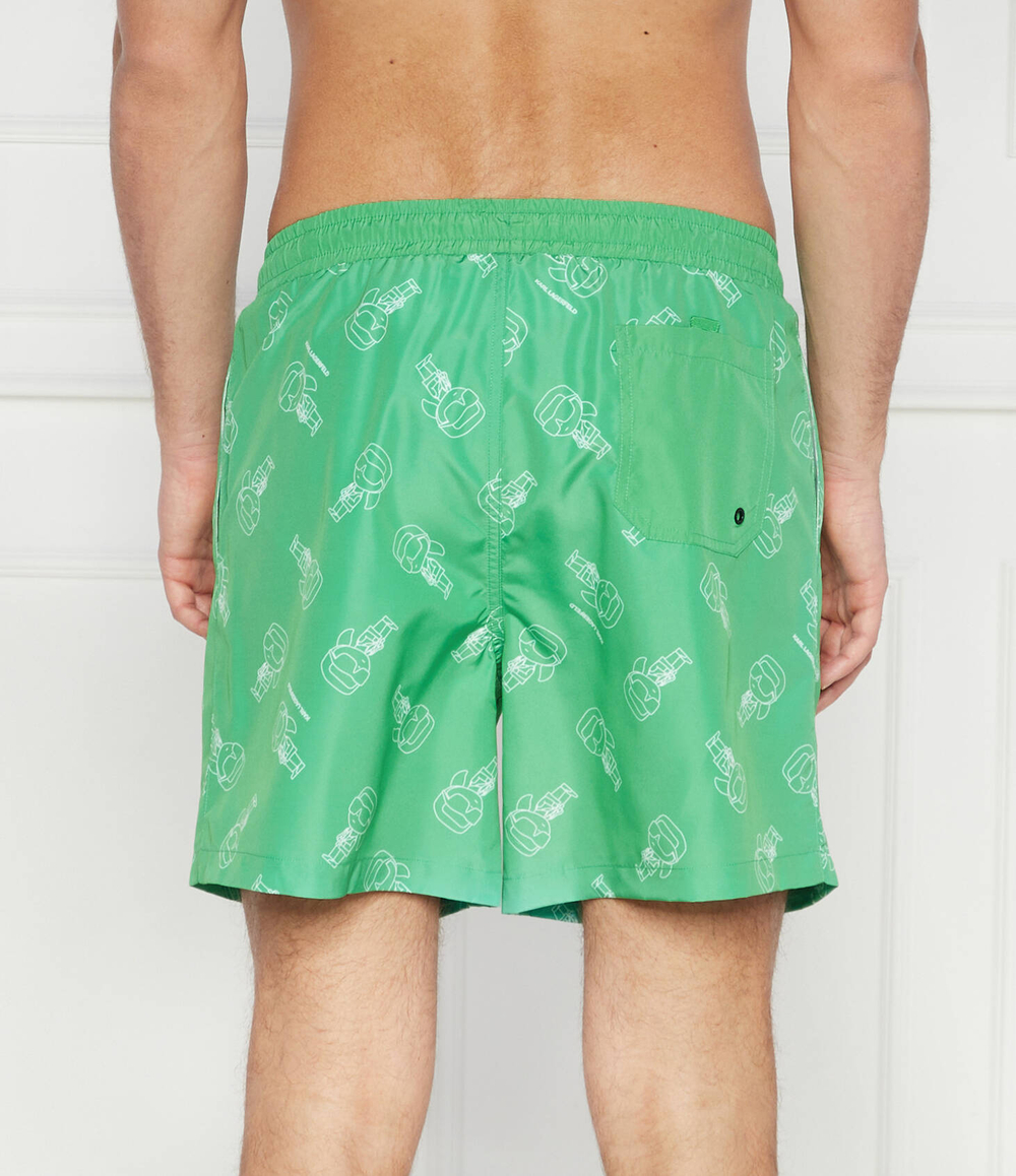 Шорты для плавания Karl Lagerfeld - зеленый(241M2217)
