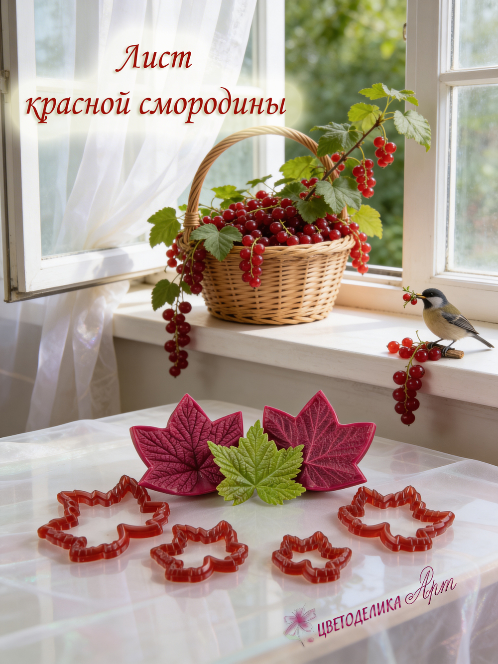 Лист красной смородины
