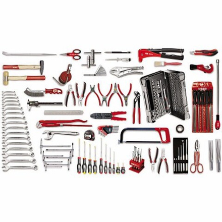 496 E6 Набор инструмента для обслуживания промышленного оборудования, 124 предмета, USAG (Италия)