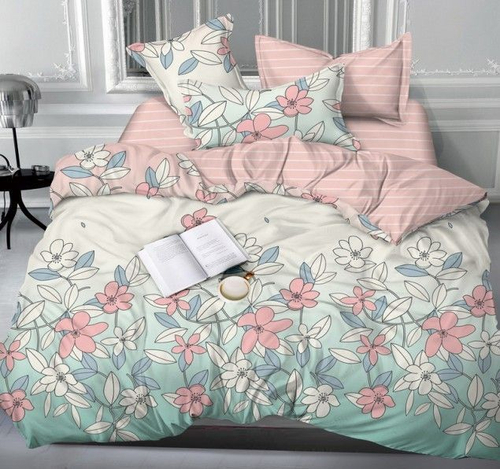 КПБ  "LUXOR" САТИН диз. 0013 WA A/B (2,0-сп. с евр