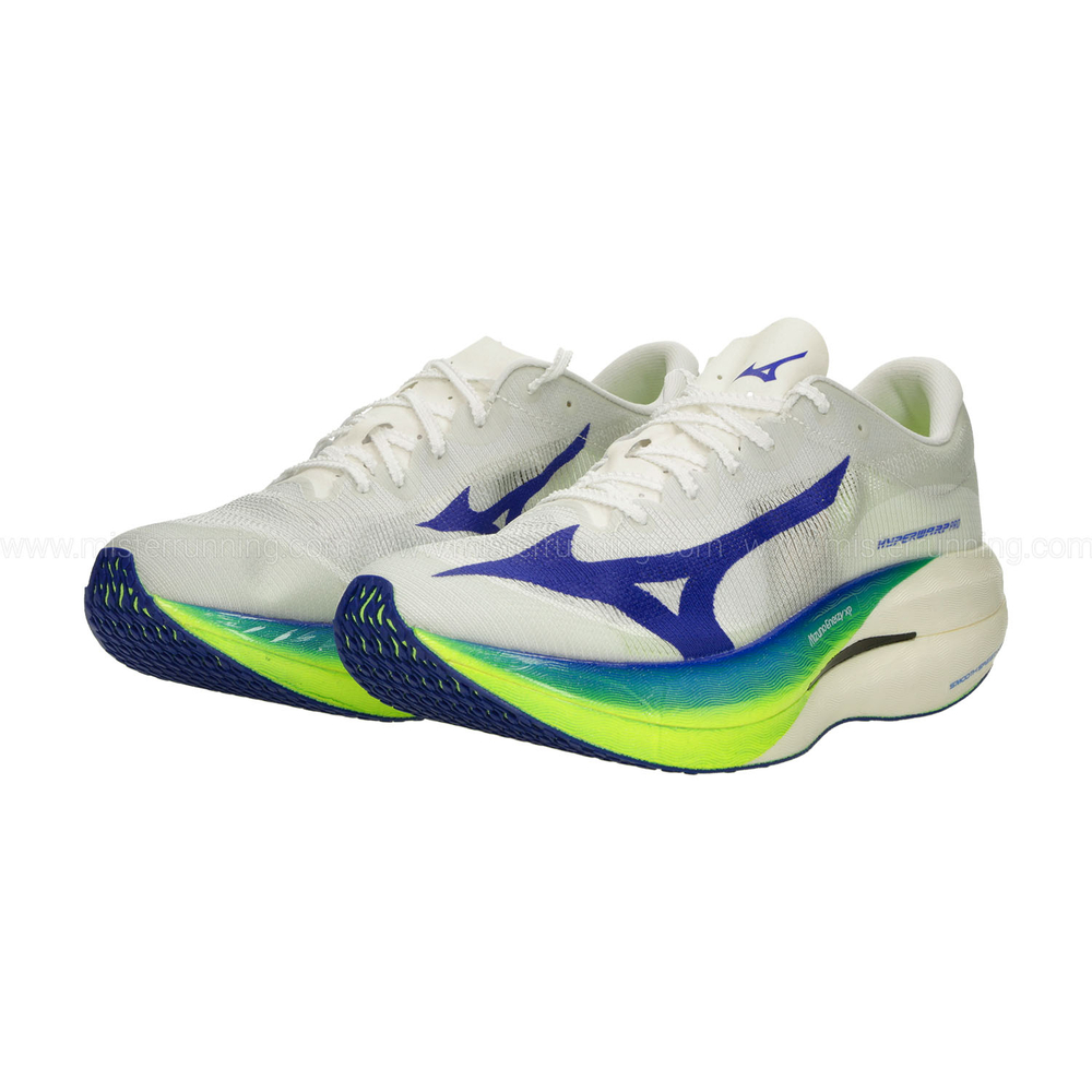 Кроссовки для бега Mizuno Hyperwarp - WHITE/LIGHTNING YELLOW/DAZZLING BLUE