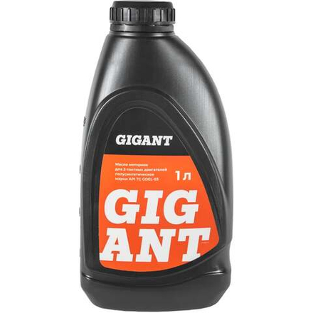 Масло 2-х тактное полусинтетическое 1 л Gigant GDEL-03