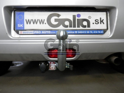 Фаркоп оцинкованный Galia S078A для Suzuki Swift хетчбек 3/5 дверей 2005-2009, кроме 4WD / Opel Agila B 2008-(паспорт и сертификат в комплекте)(без электрики)