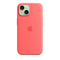 Чехол Apple iPhone 15 Silicone Case with MagSafe Guava (MT0V3ZM/A)