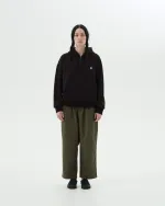 Худи Postaments Zip P Logo LW черное