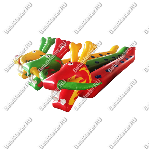 Надувная командная игра "Верхом на драконах"
