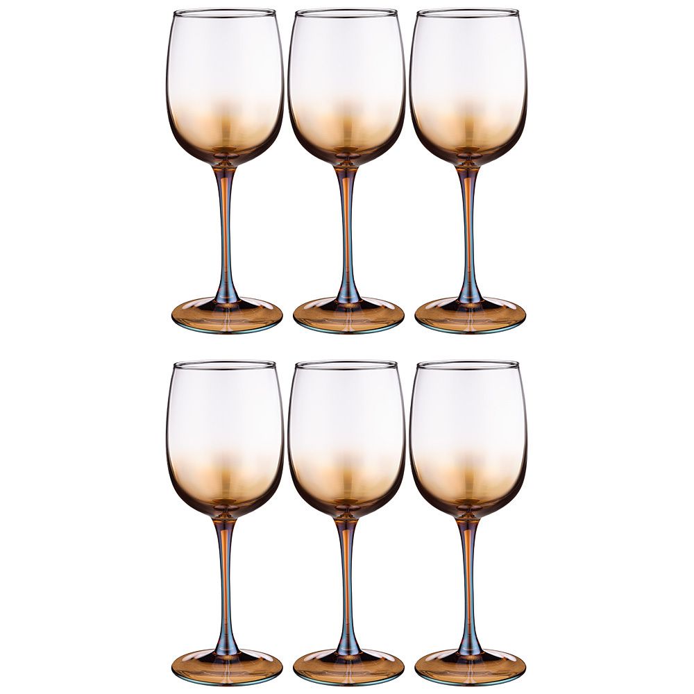 НАБОР БОКАЛОВ ИЗ 6 ШТ "КАРАМЕЛЬНЫЙ ОМБРЕ" 420 МЛ