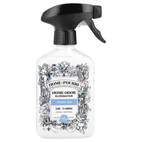 Poo-Pourri, Home-Pourri ™ Air + Fabric, средство для устранения домашнего запаха, свежий воздух, 325 мл (11 жидк. Унций)