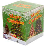 Ёлка музыкальная 17,5 см «Веселье», зелёный (работает от 3*АА - в комплект не входят)