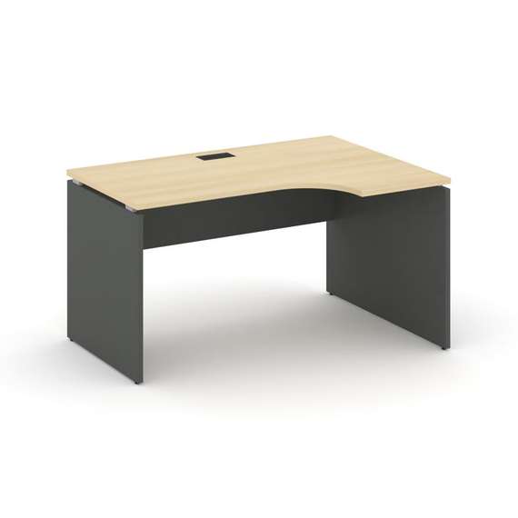 Стайл Проджект Стол рабочий эргоном. SN-D.SPA-002(R)  1580*600/980*750