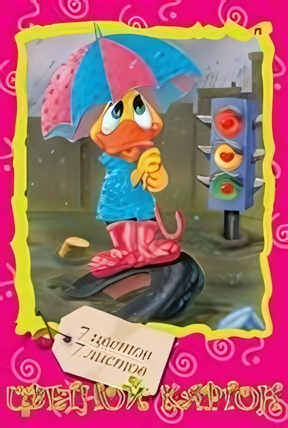 Картон цв. А4 7л. 7цв. "Мультики" 4 вида (Альт)