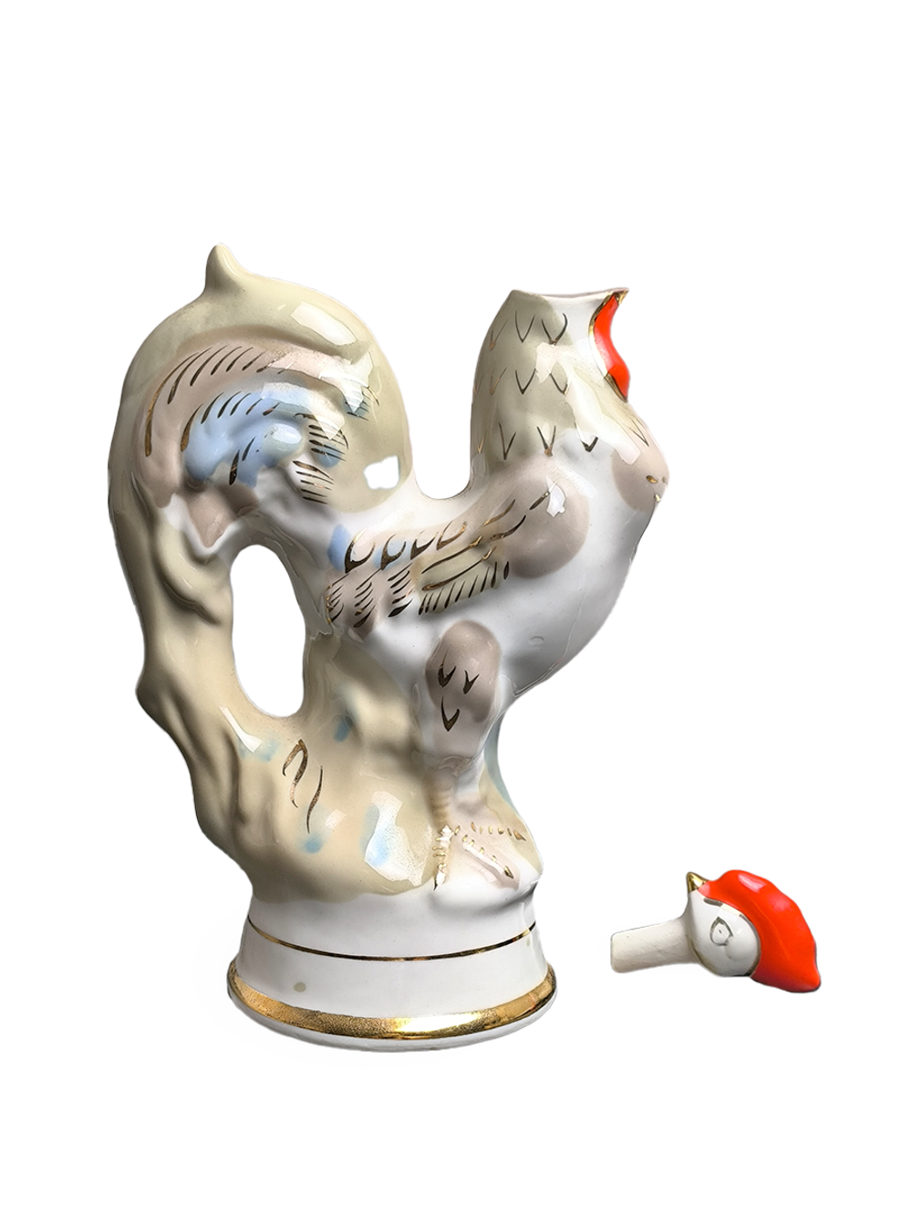 &&& Штоф "Петух", ГФЗ, СССР, 1955-1959 гг.