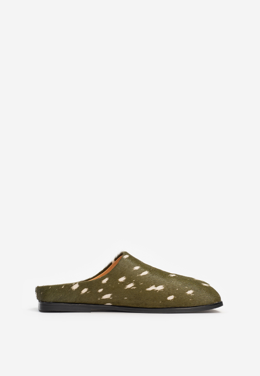 mule square bambi khaki