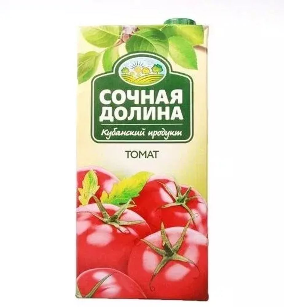 Нектар Сочная долина, томат, 1,93 л