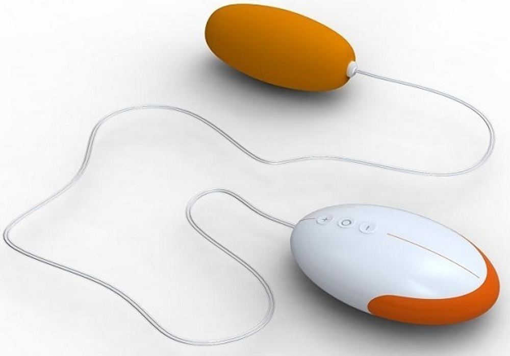 Оранжевое виброяйцо Vibrating Egg