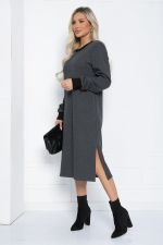 Платье Нирвана (графит) П12416-9 LT Collection