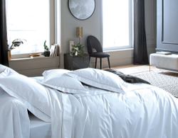 Постельное белье семейное Blanc des Vosges Souvenirs Ardoicse фото