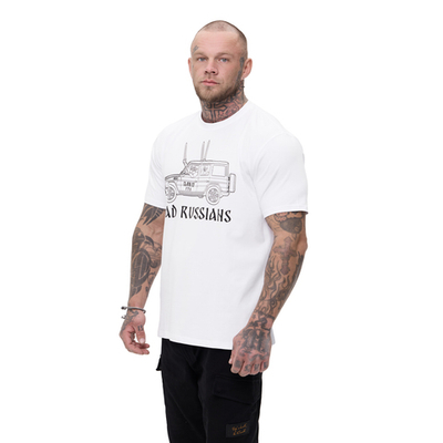 Футболка CLAN13 BAD RUSSIANS, белый