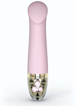 Розовый стимулятор для G-точки Right on Ron - 17 см. (Цвет: розовый)