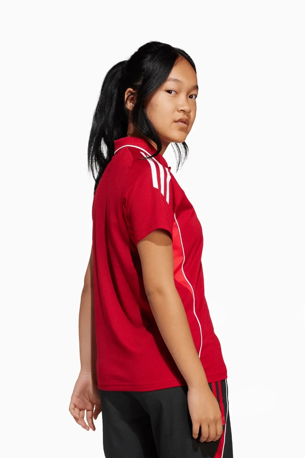 Футболка adidas Tiro 25 Competition Polo Junior - красный
