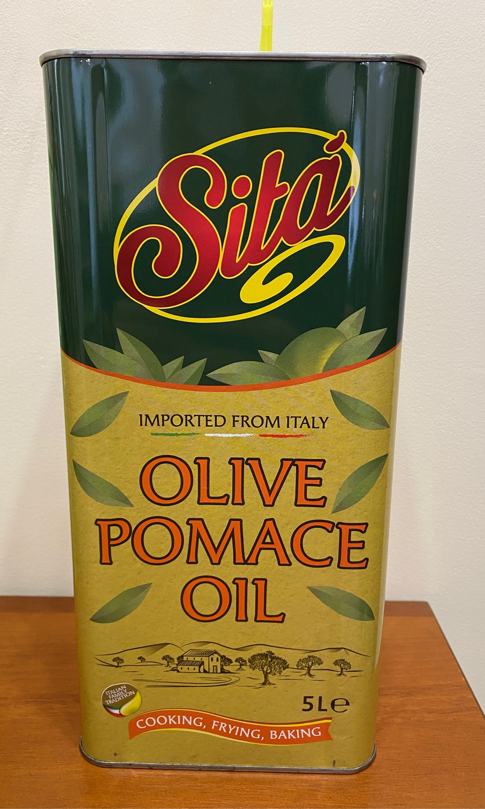 Оливковое масло SITA рафинированное, POMACE, 5 л Италия