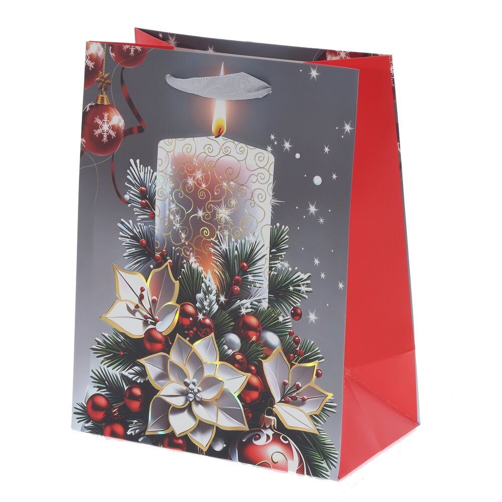 GAEM Пакет подарочный (бумага 210г/м2, блок 12шт), L18 W10 H23 см, 4в.