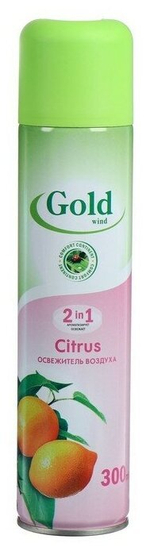 ОСВЕЖИТЕЛЬ ВОЗДУХА GOLD WIND  CITRUS 300МЛ