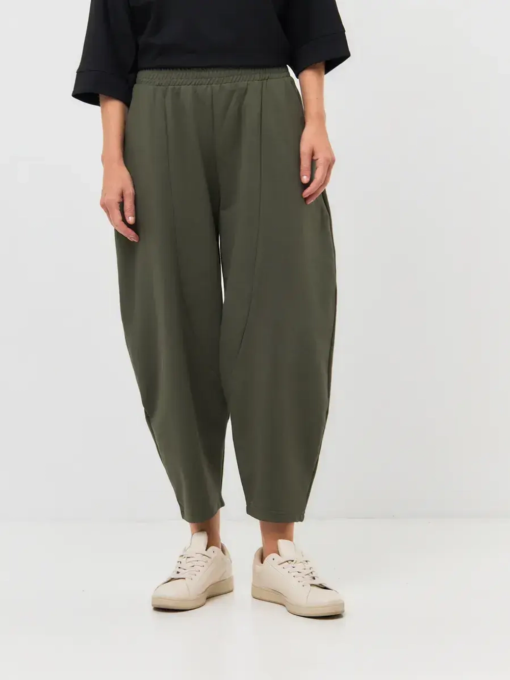 Штаны бананы оверсайз широкие хаки