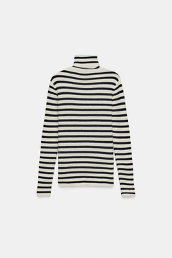 ZARA СВИТЕР В ПОЛОСКУ ИЗ МЯГКОЙ ТКАНИ, ПОЛОСКИ