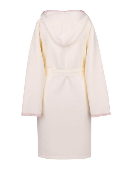 Селеста (крем) L Халат вафельный с капюшоном